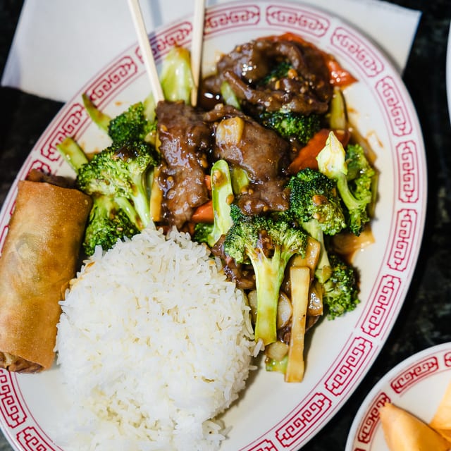 Lunch Beef & Broccoli.