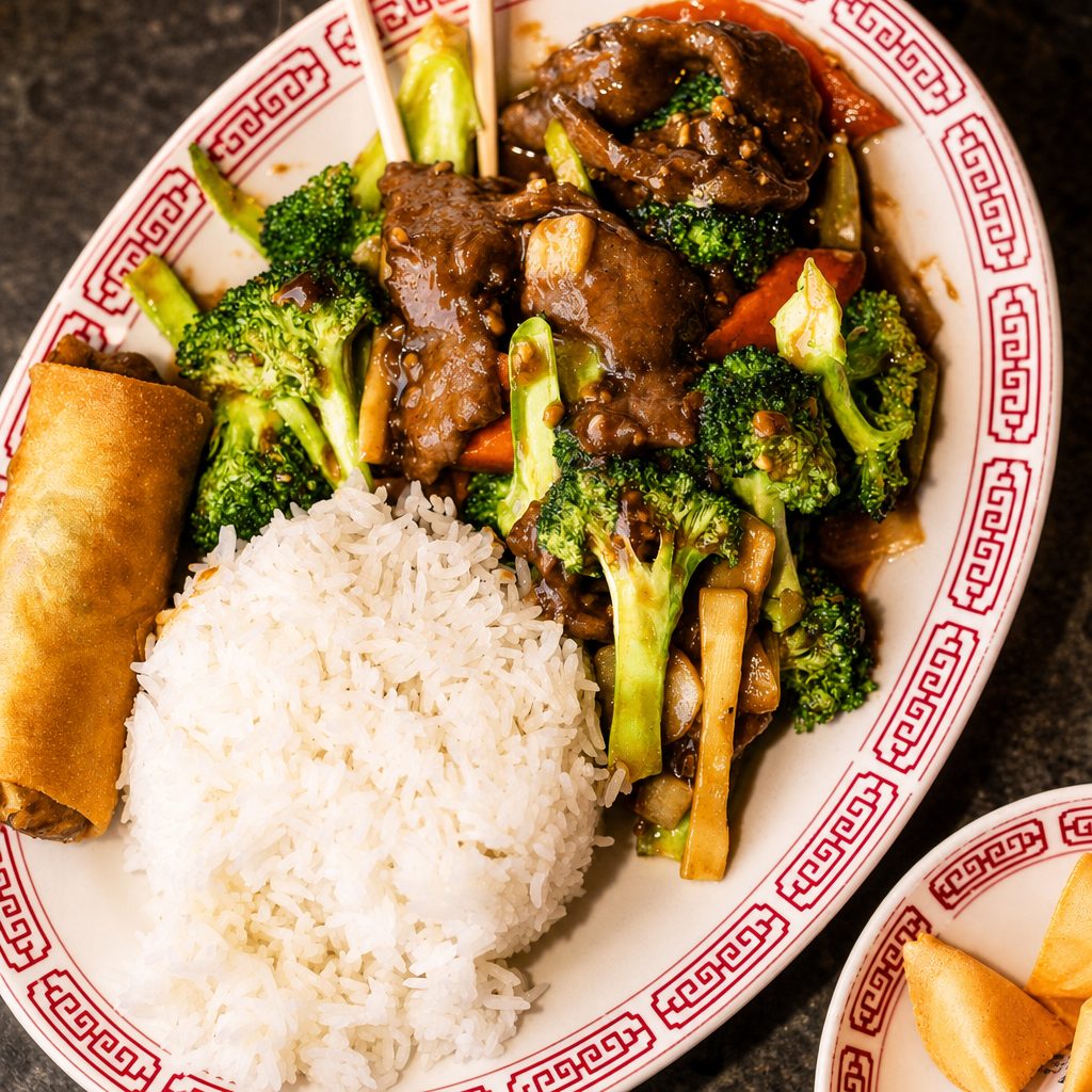 Beef & Broccoli.