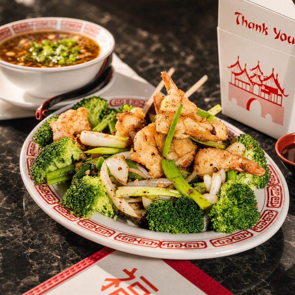 Pepper Salted Prawns.