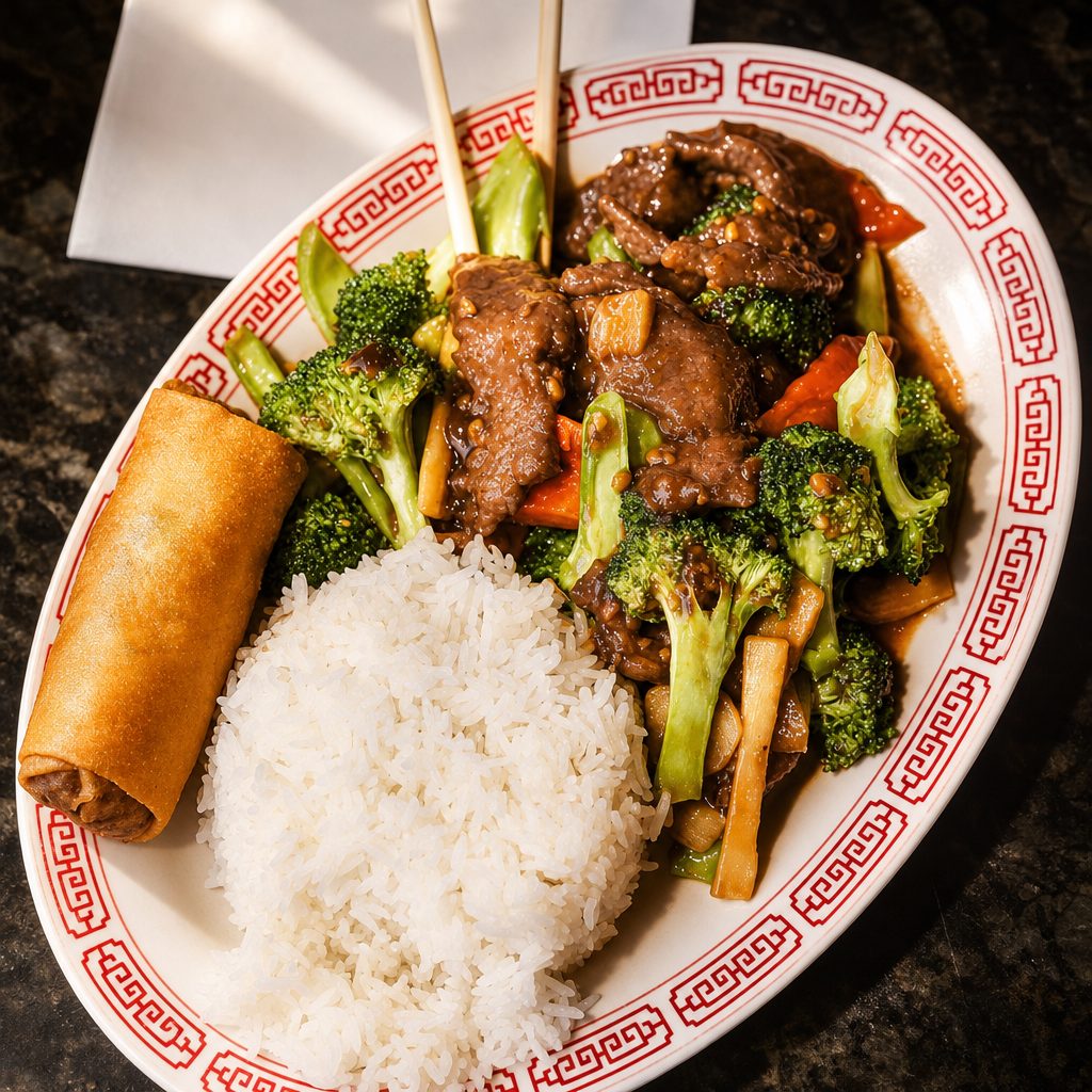 Lunch Beef & Broccoli.